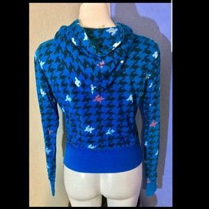 Blue Retro 8bit Hoodie Medium By  Loyal Army